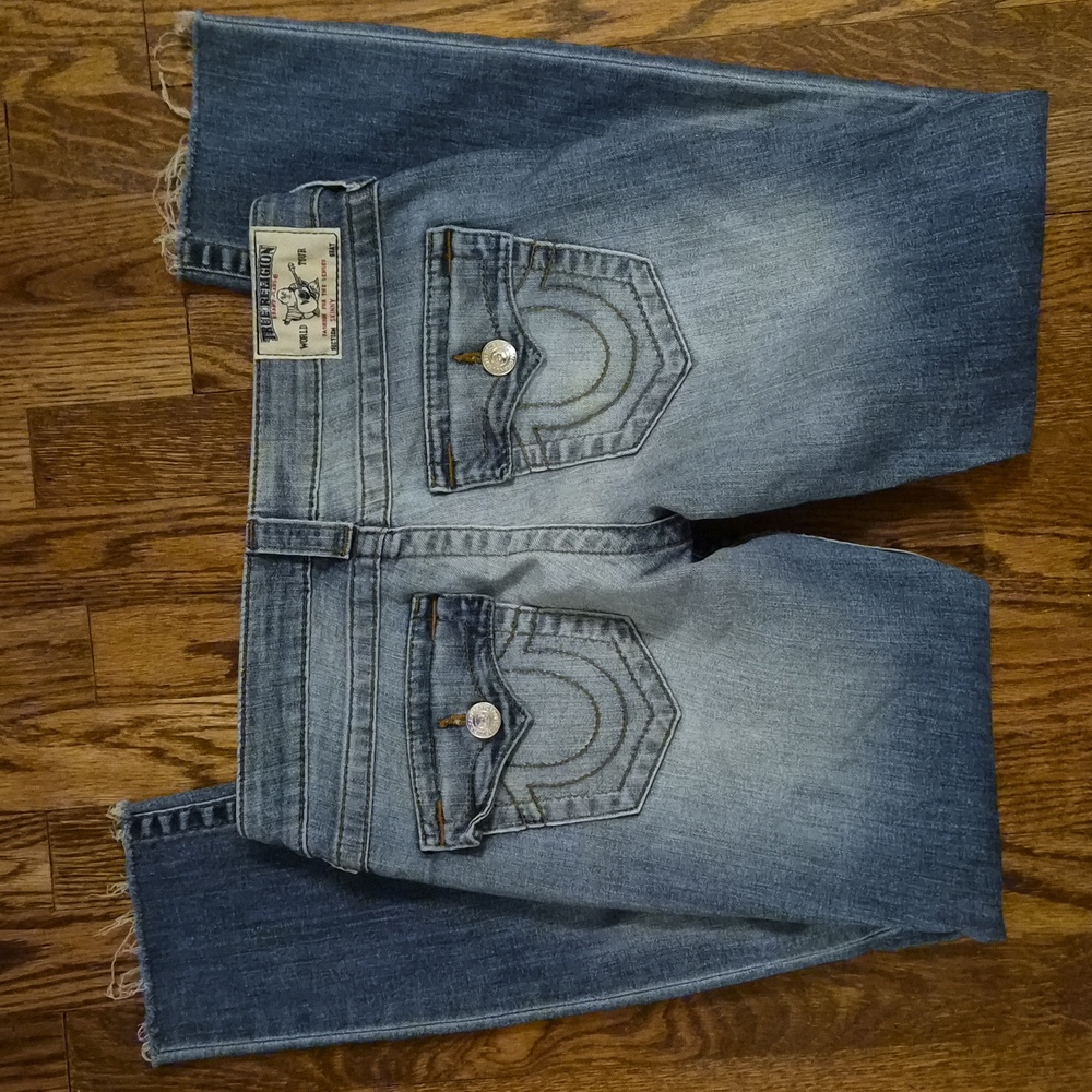 TRUE RELIGION Halle Super Skinny Jeans Mid Rise Size 26